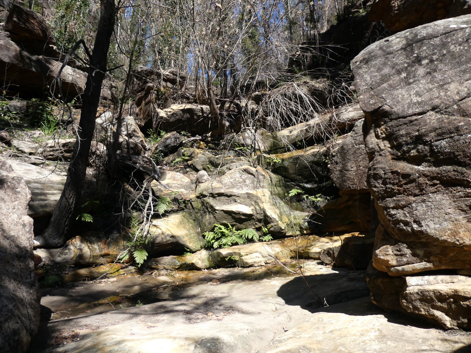 Byles Pass upper obstacle