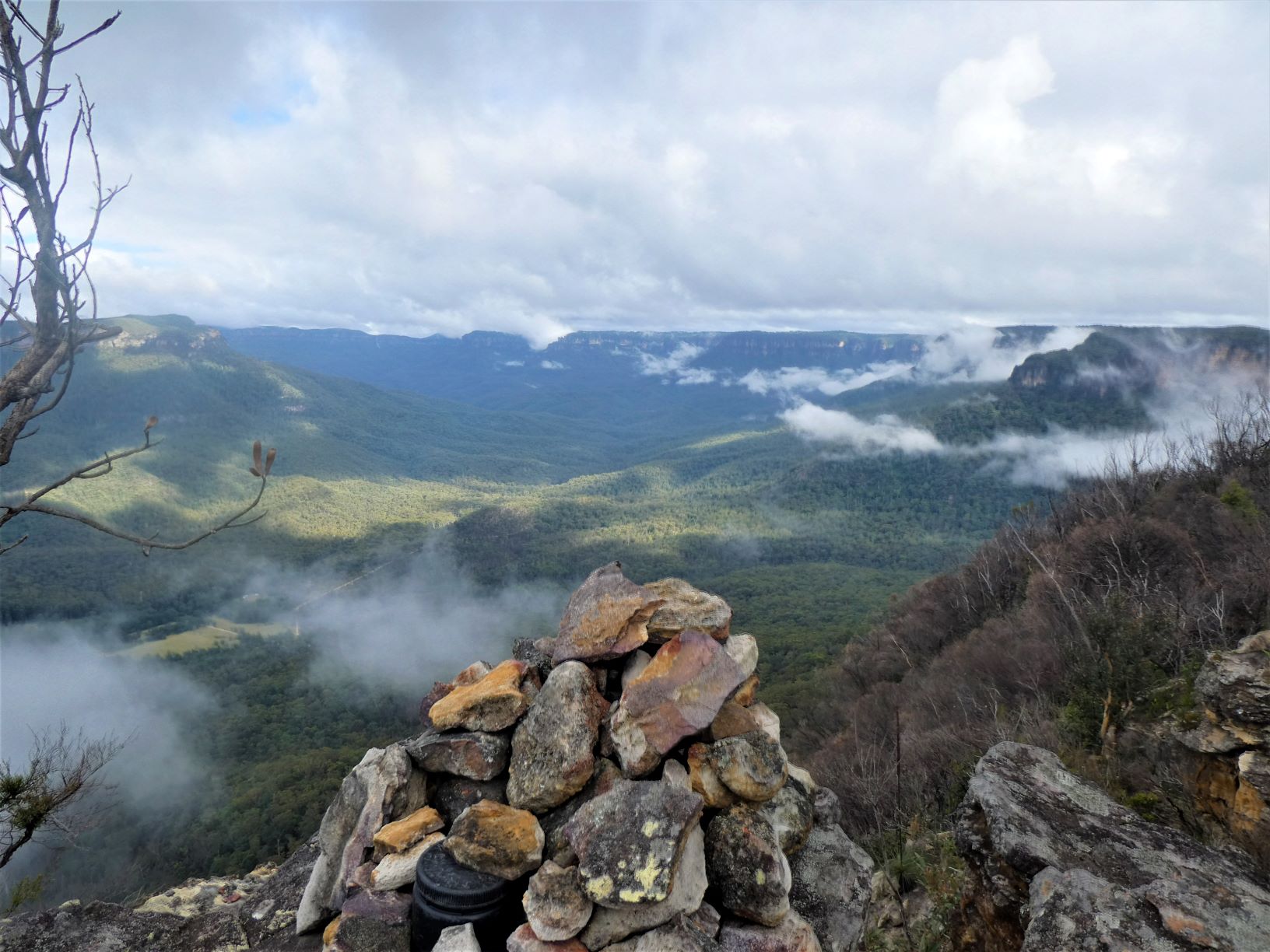 Looking North West from the cairn at Lions Head