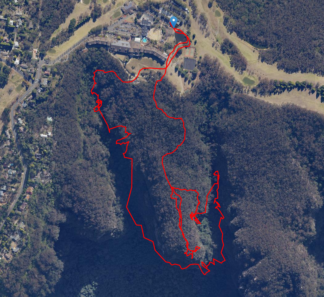 GPS route of Grose Crossing