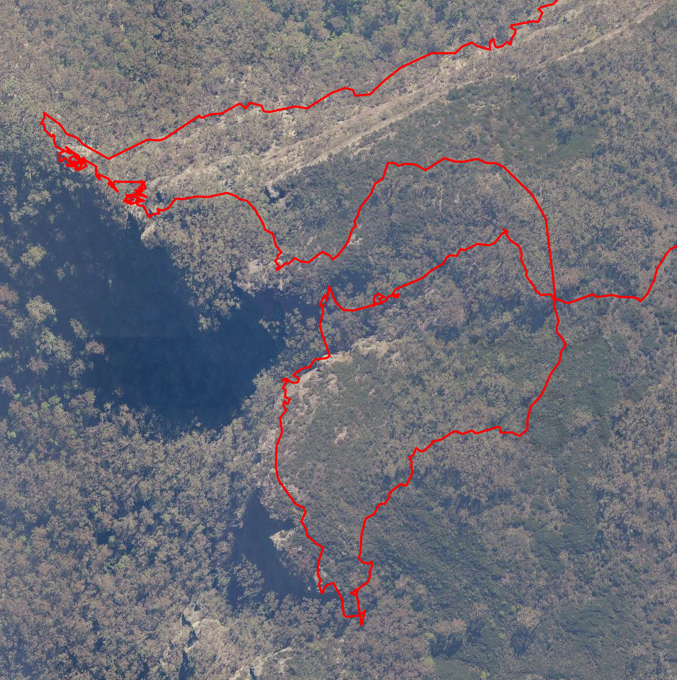 Detailed GPS route Rock Pile