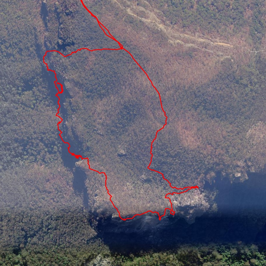 GPS route of Mt Solitary - Western Passes