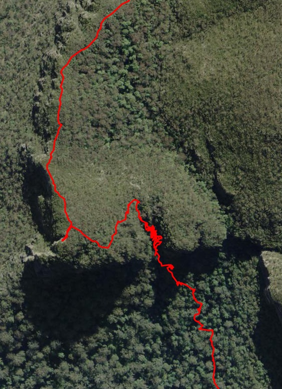 Holbeachs Descent GPS Trace