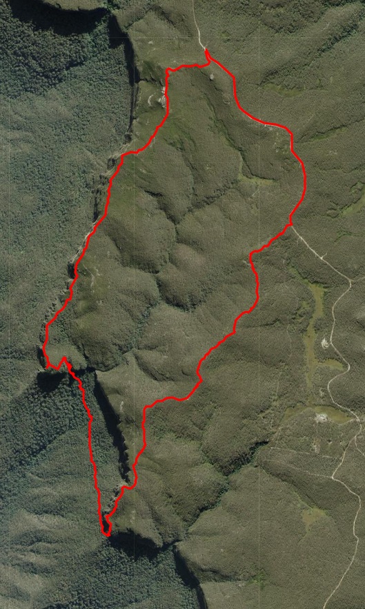 Holbeachs Descent GPS Trace