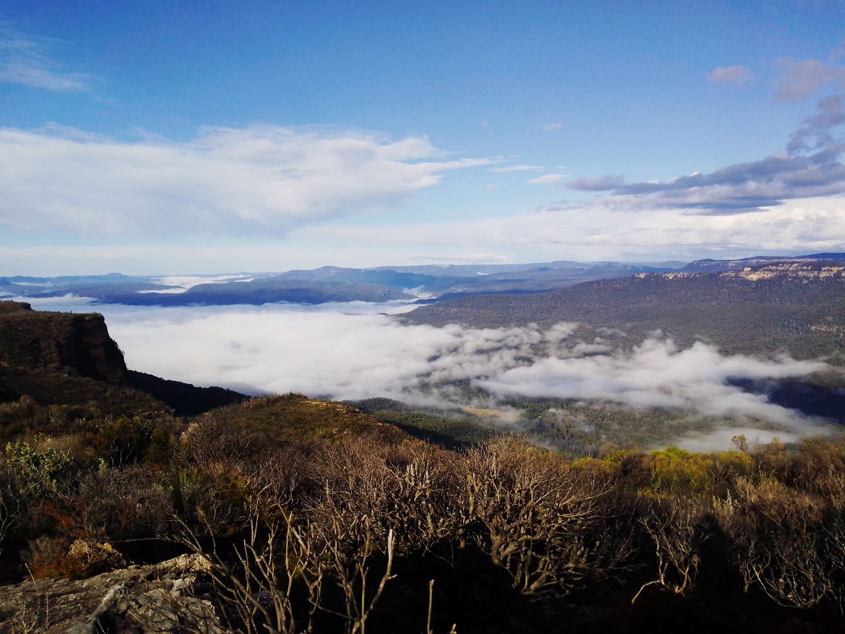 Kedumba Valley from Lions Head track