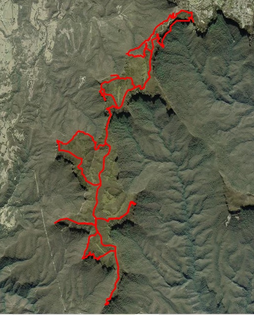 Fourteen Narrowneck Passes Route