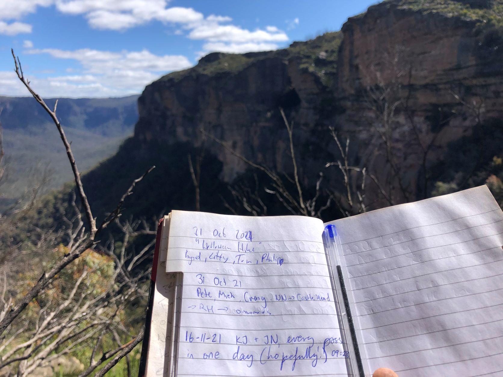 Fourteen Narrowneck Passes