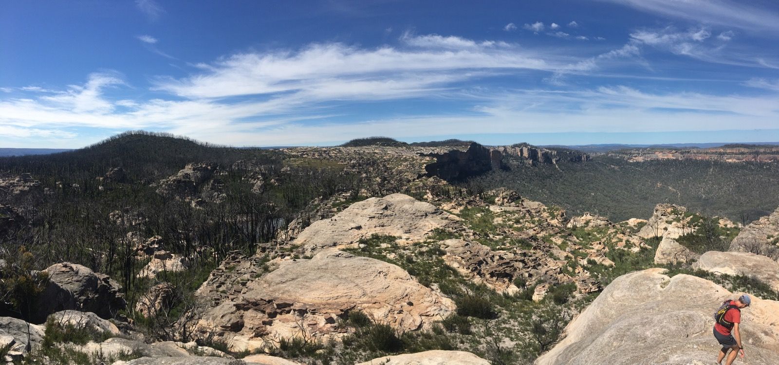 Looking back from Nipple towards Baal Bone Gap