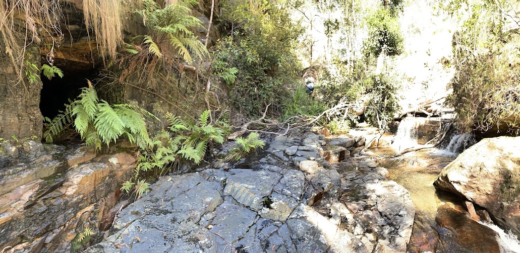 Mine shaft entrace in Victoria Creek