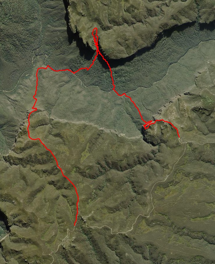 GPX Aerial view of David Crevasse trip