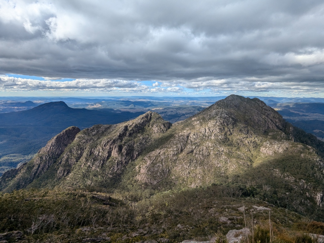 Mount Barney East Peak from West Peak