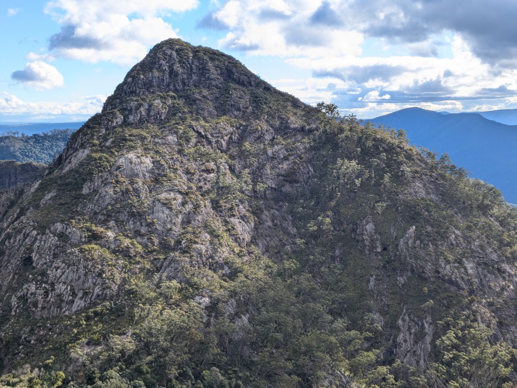 Mount Barney West Peak from East Peak