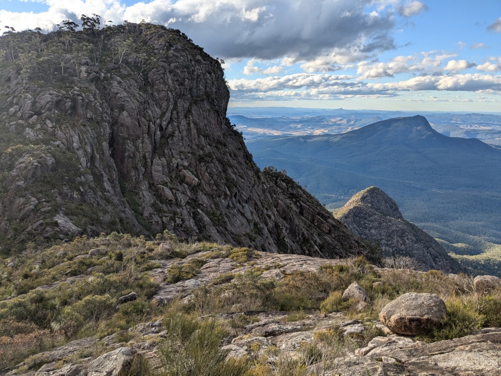 Mount Barney North Peak - from base of East Peak