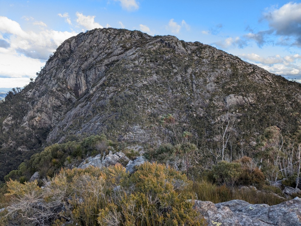 Mount Barney East Peak from base of North Peak