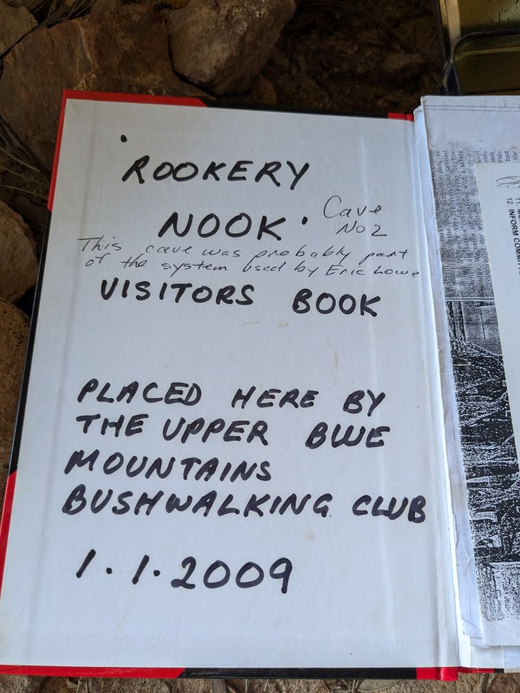 Rookery Nook 2 visitors book