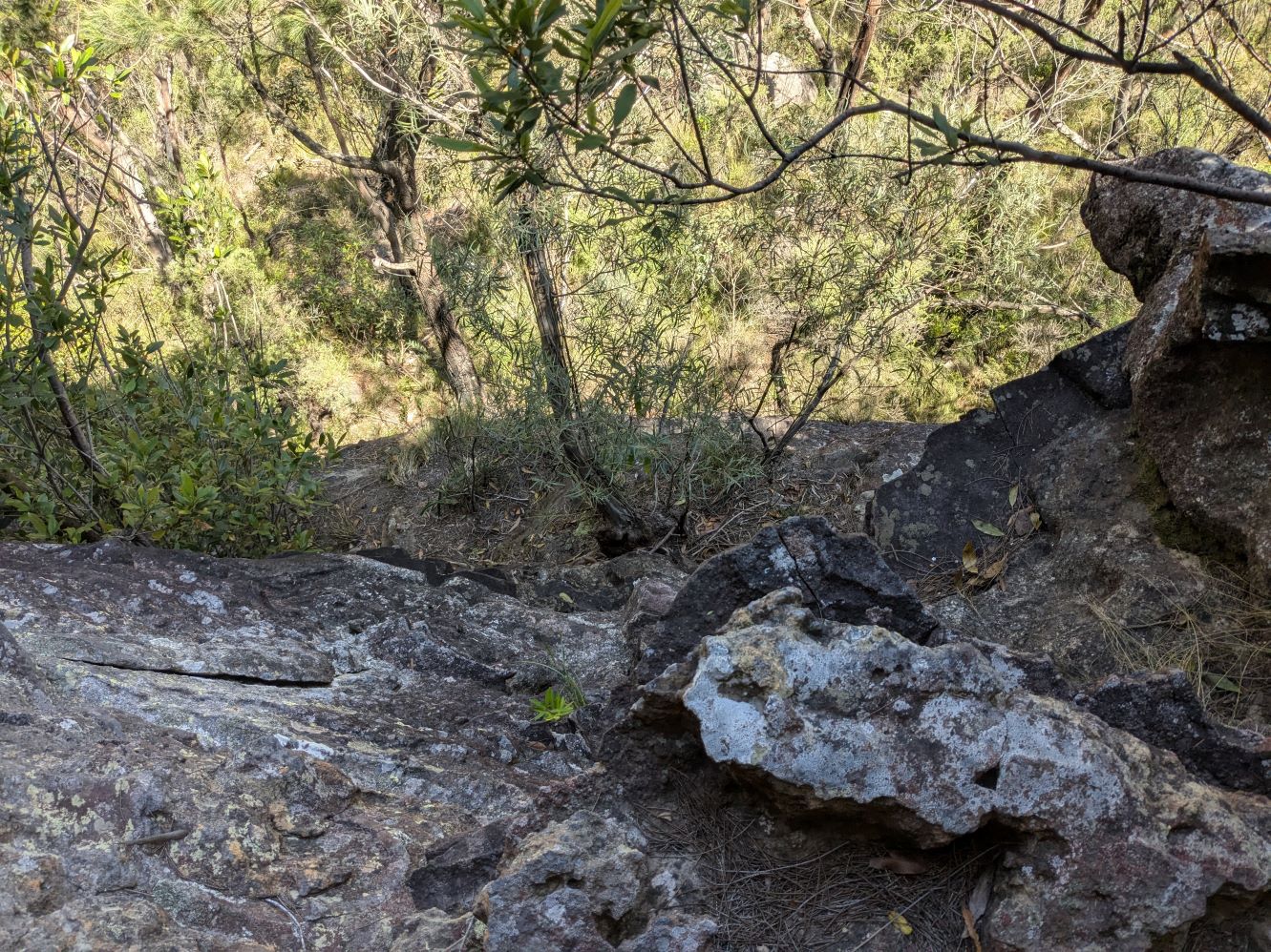 Top of climb to Cave 2