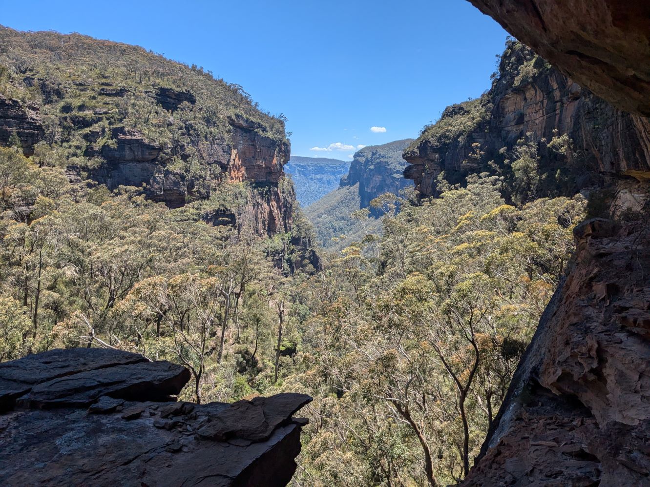 View from Rookery Nook Cave 2